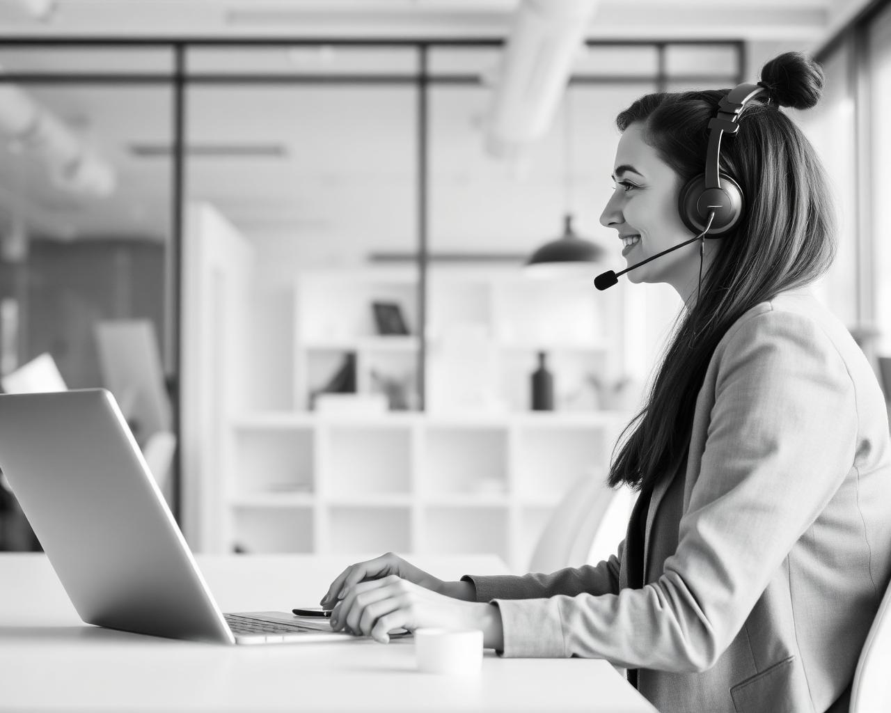 A Ghost Retail sales professional handling an inbound customer call